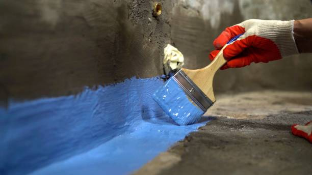Commercial Exterior Waterproofing project at a Granger, IN business property by SJ Waterproofing Pros